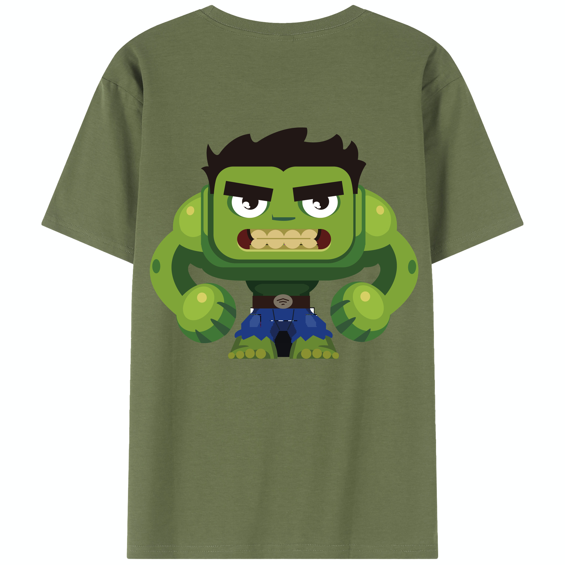 （画像用） アベンジャーズ The Avengers 綿100％半袖Tシャツ（背面プリント）